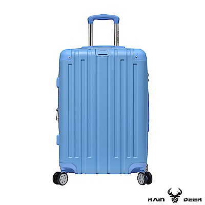 RAIN DEER 米克斯28吋ABS鑽石紋防刮行李箱-冰河藍