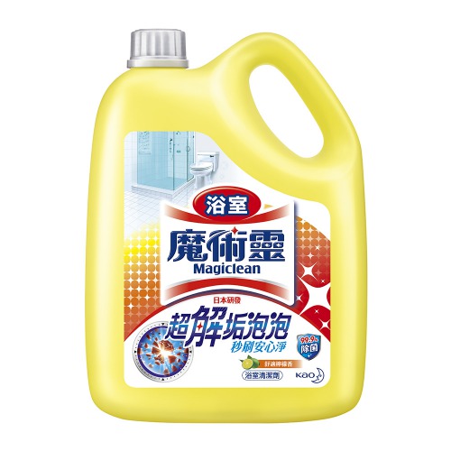 魔術靈 浴室清潔劑 舒適檸檬 量販瓶 (3800ml)