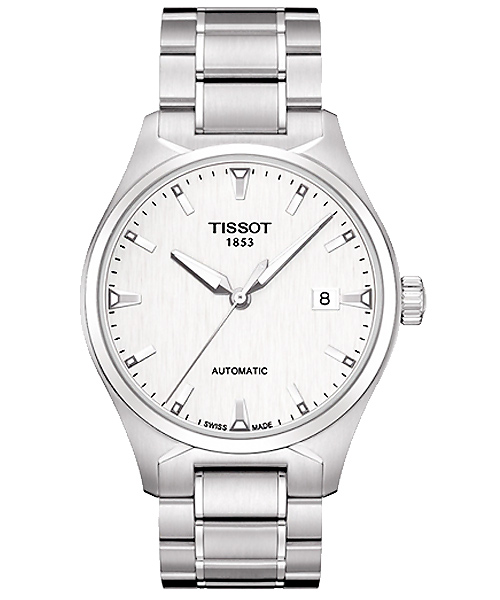 TISSOT T-Tempo 都會時尚機械腕錶-白/39mm