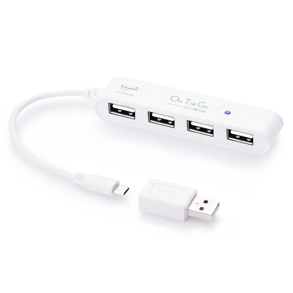 E-books H9 Micro USB 兩用四埠集線器