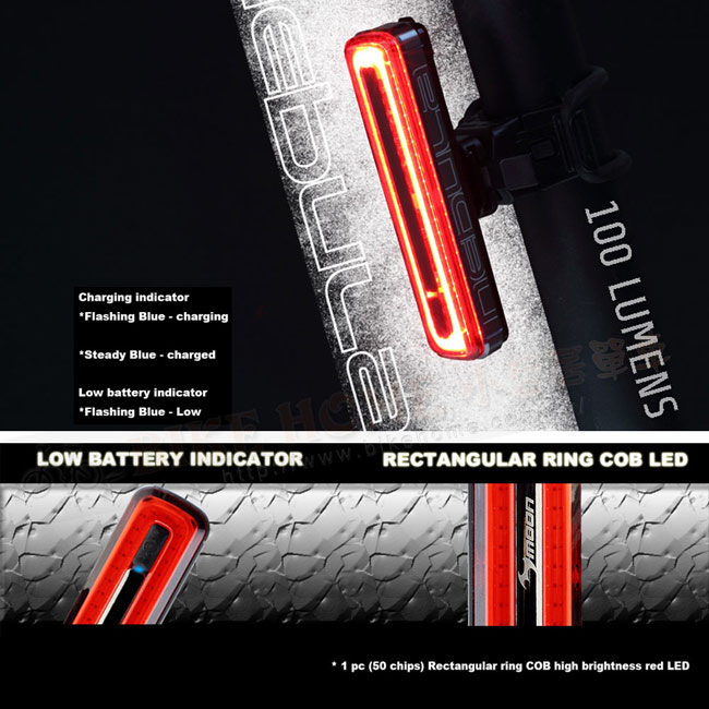 【MOON】 NEBULA 紅光LED警示燈8段模式鋁合金後燈