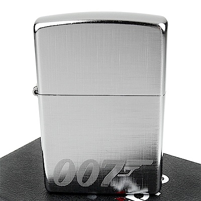 ZIPPO 美系~James Bond 007-詹姆士龐德Logo圖案雕刻打火機