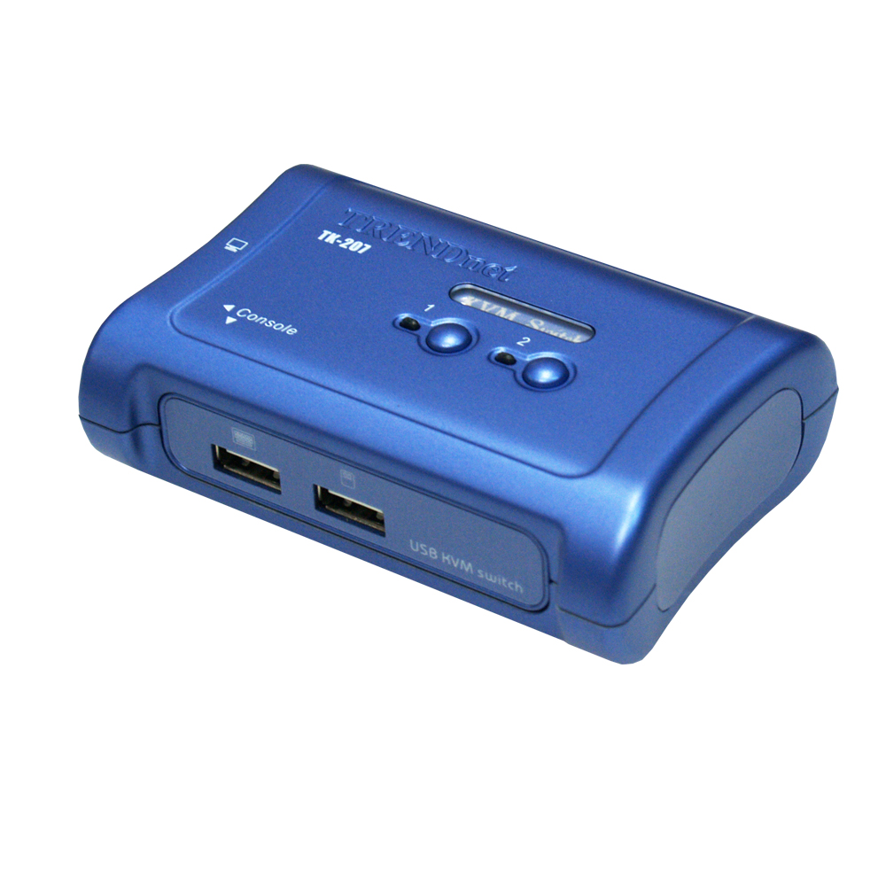 Trendnet TK-207K 2 PORT USB KVM 電子式電腦切換器