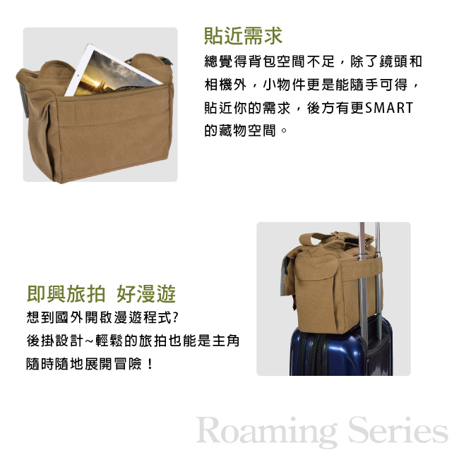 吉尼佛 JENOVA ROAMING 81 都市漫遊者系列 側背包 (小)