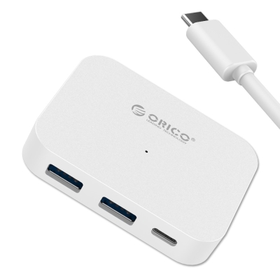 ORICO Type-C 4埠USB3.1 HUB二合一集線器-TC2U-U3-WH