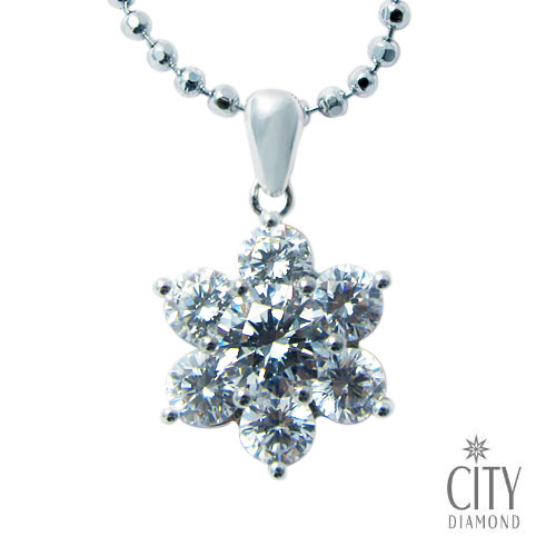 City Diamond『太陽花』K金項鍊