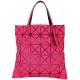 三宅一生BAOBAO ISSEY MIYAKE LUCENT 6x6 粉桃色泰絲霧面托特包 product thumbnail 1