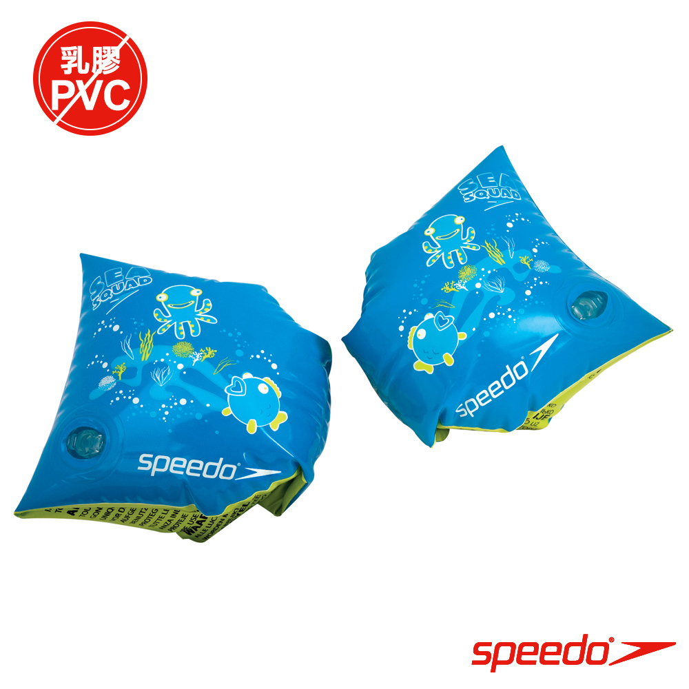 【Speedo】兒童 浮臂Sea Squad 藍