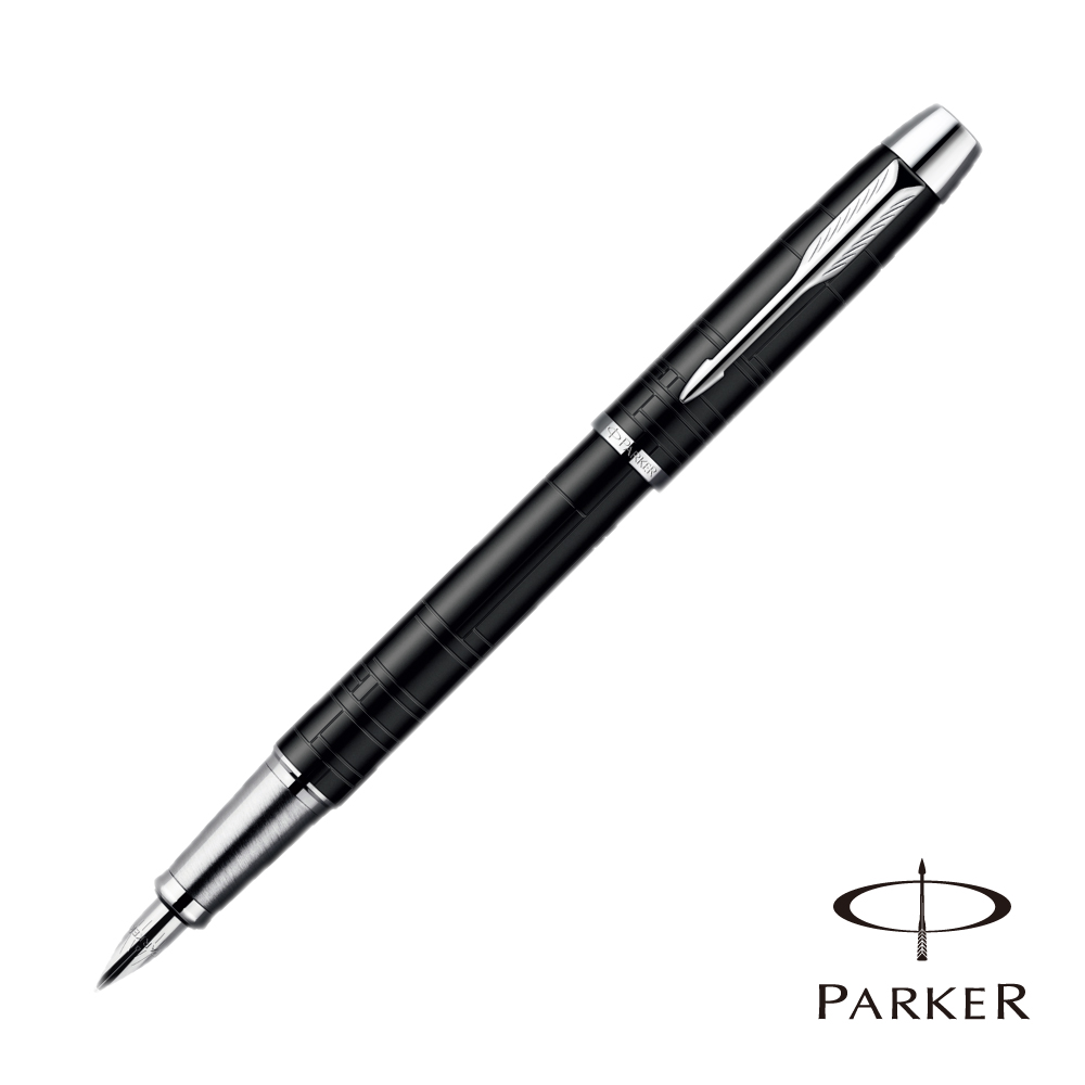 PARKER 派克 IM 時尚系列 幾何紋(黑)  鋼筆