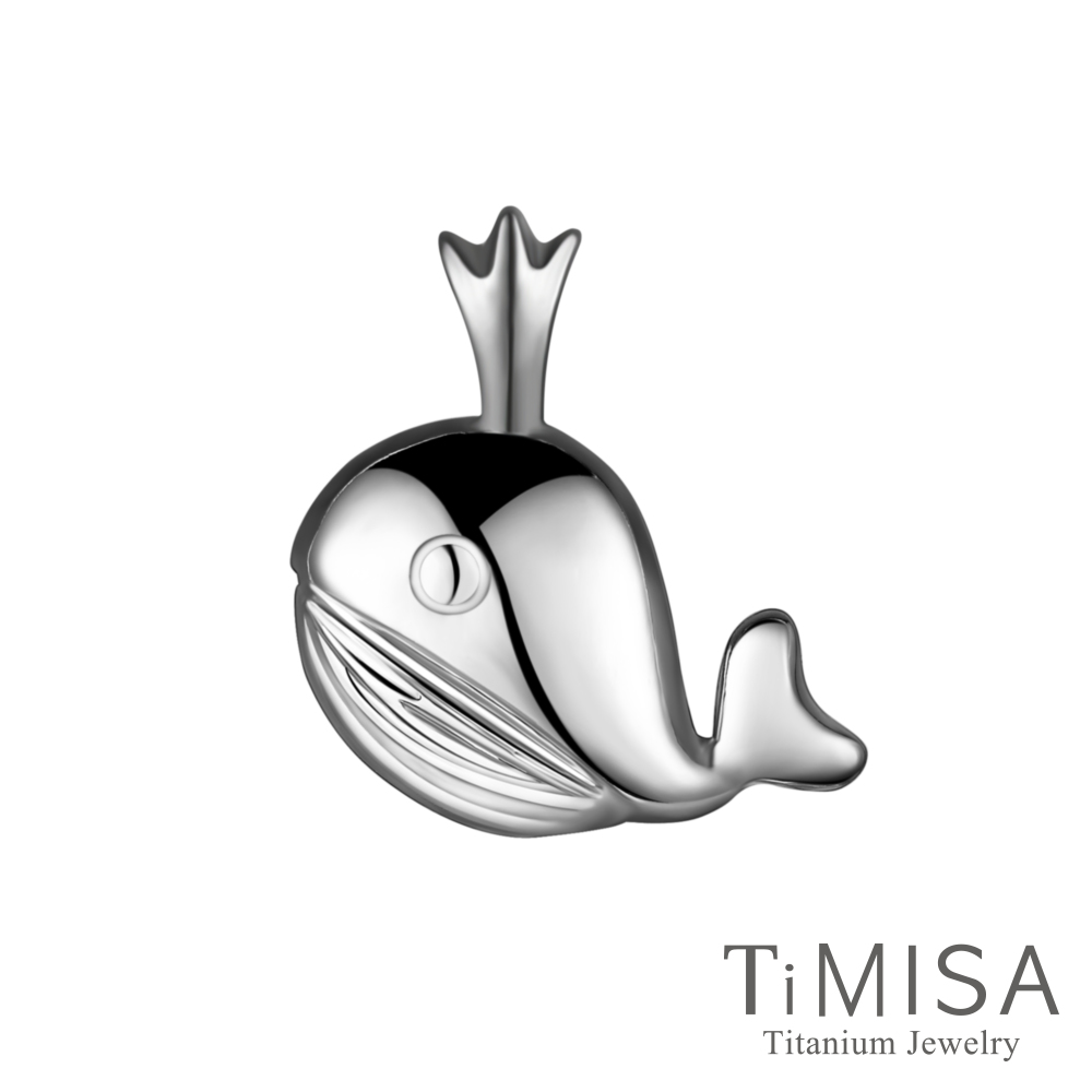 TiMISA 小鯨魚 純鈦墜飾