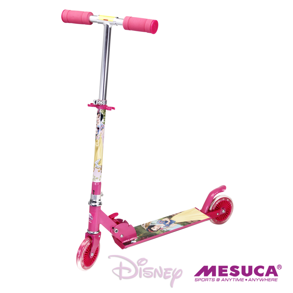 《凡太奇》迪士尼DISNEY快樂閃光兒童兩輪滑板車-公主(ADC21066-D)
