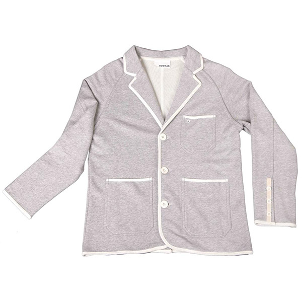 摩達客 美國LA設計品牌【Suvnir】灰色休閒西裝外套