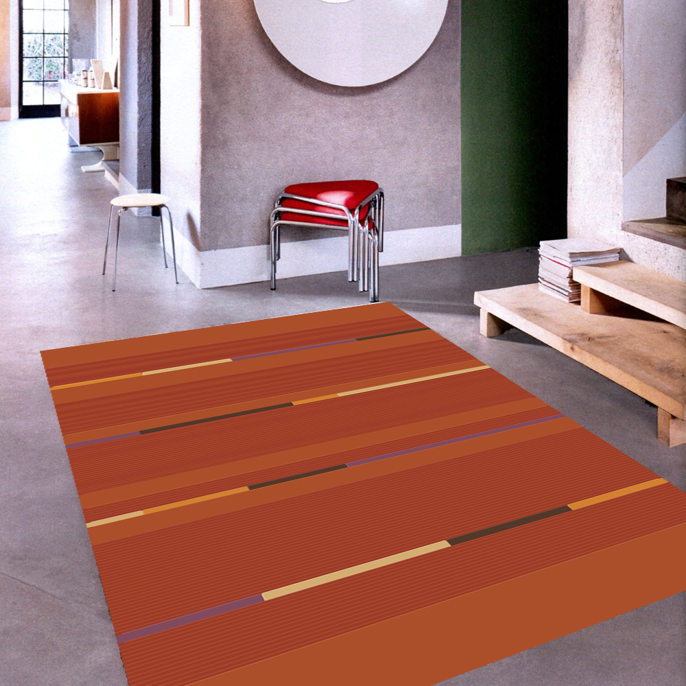 范登伯格 - 席琳 進口地毯 - 剪影 (橘)  (大款 - 160x230cm)