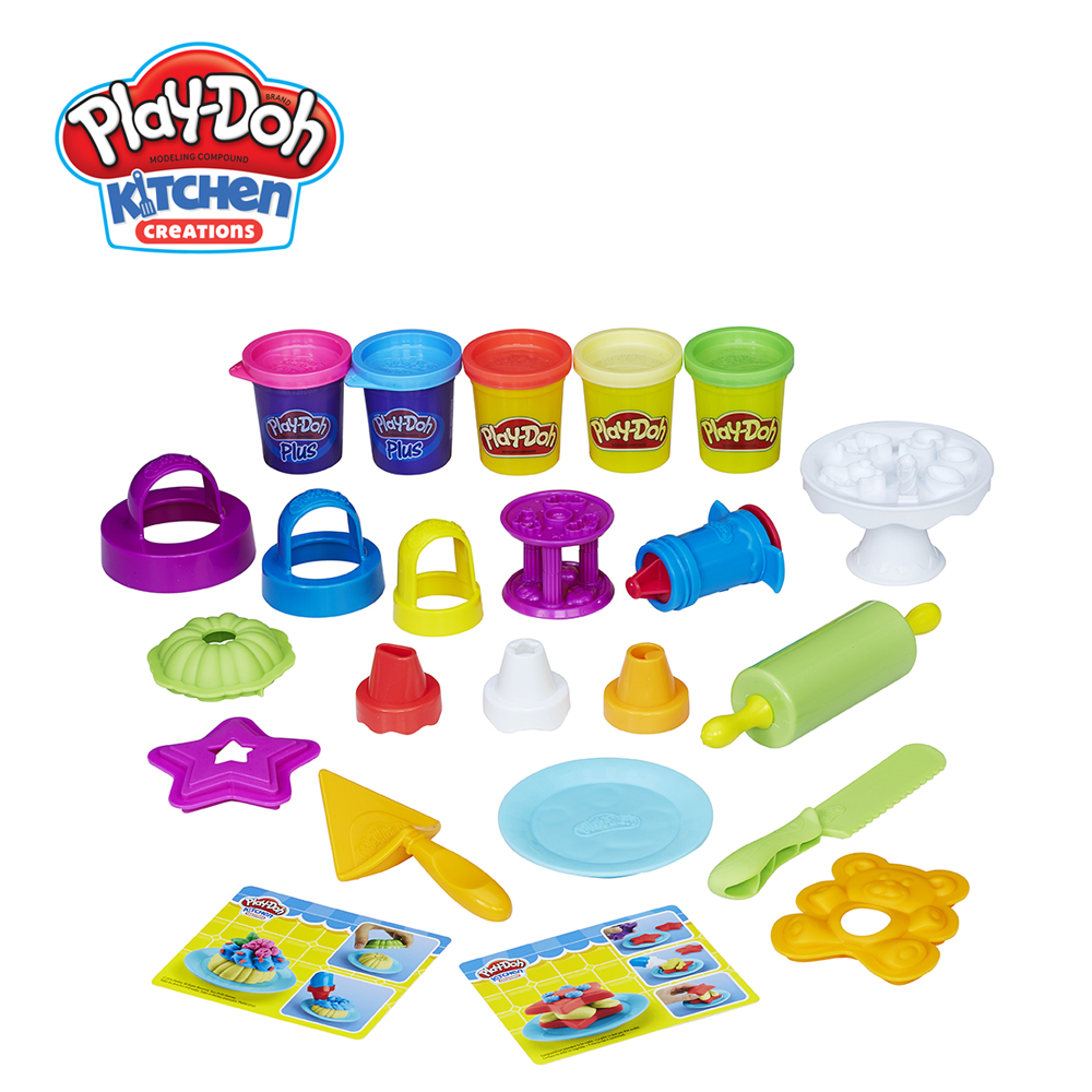 Play-Doh 培樂多-培樂多廚房系列 糖霜蛋糕遊戲組