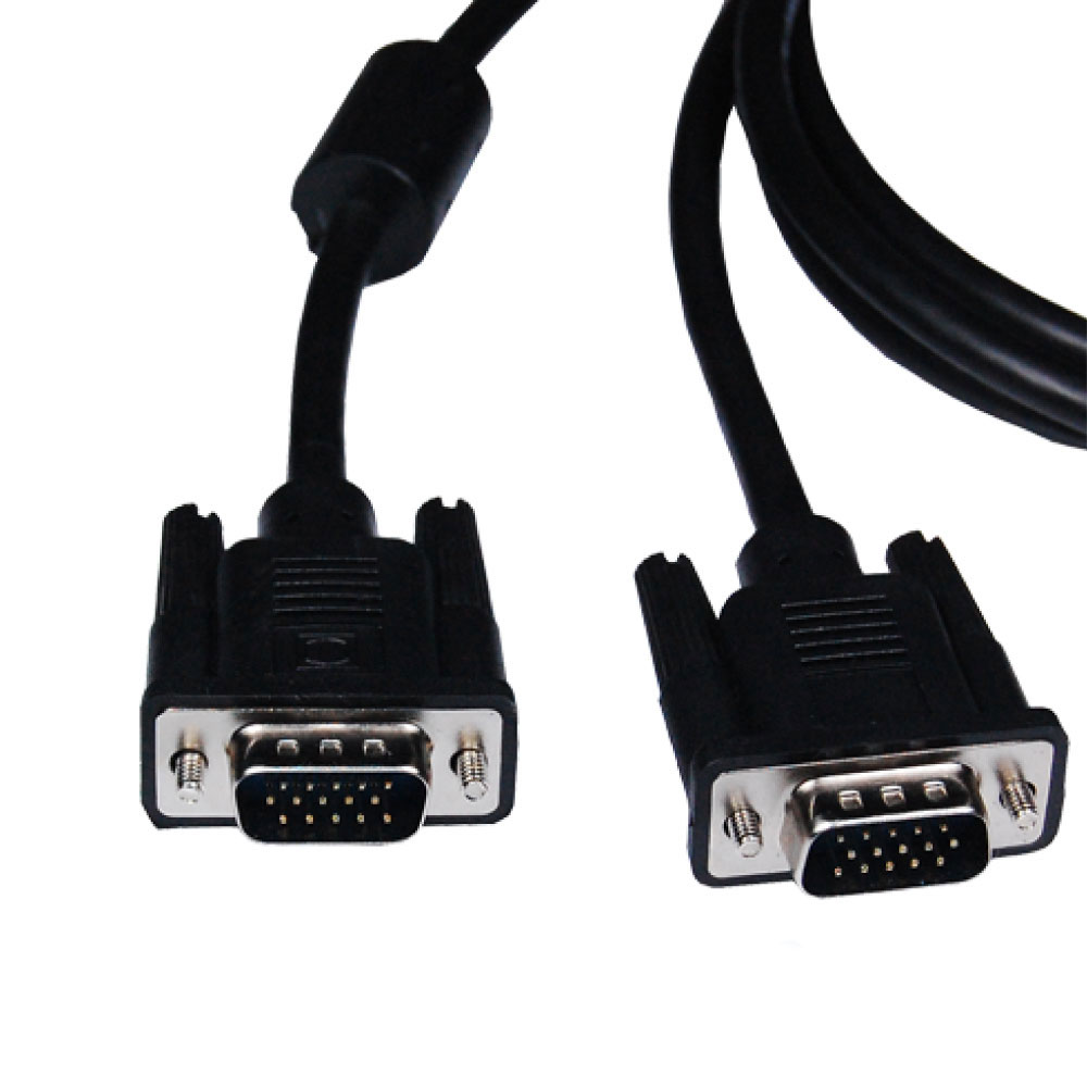 Cable 纖細型高解析度VGA顯示器視訊線 15Pin公-公 1.8公尺