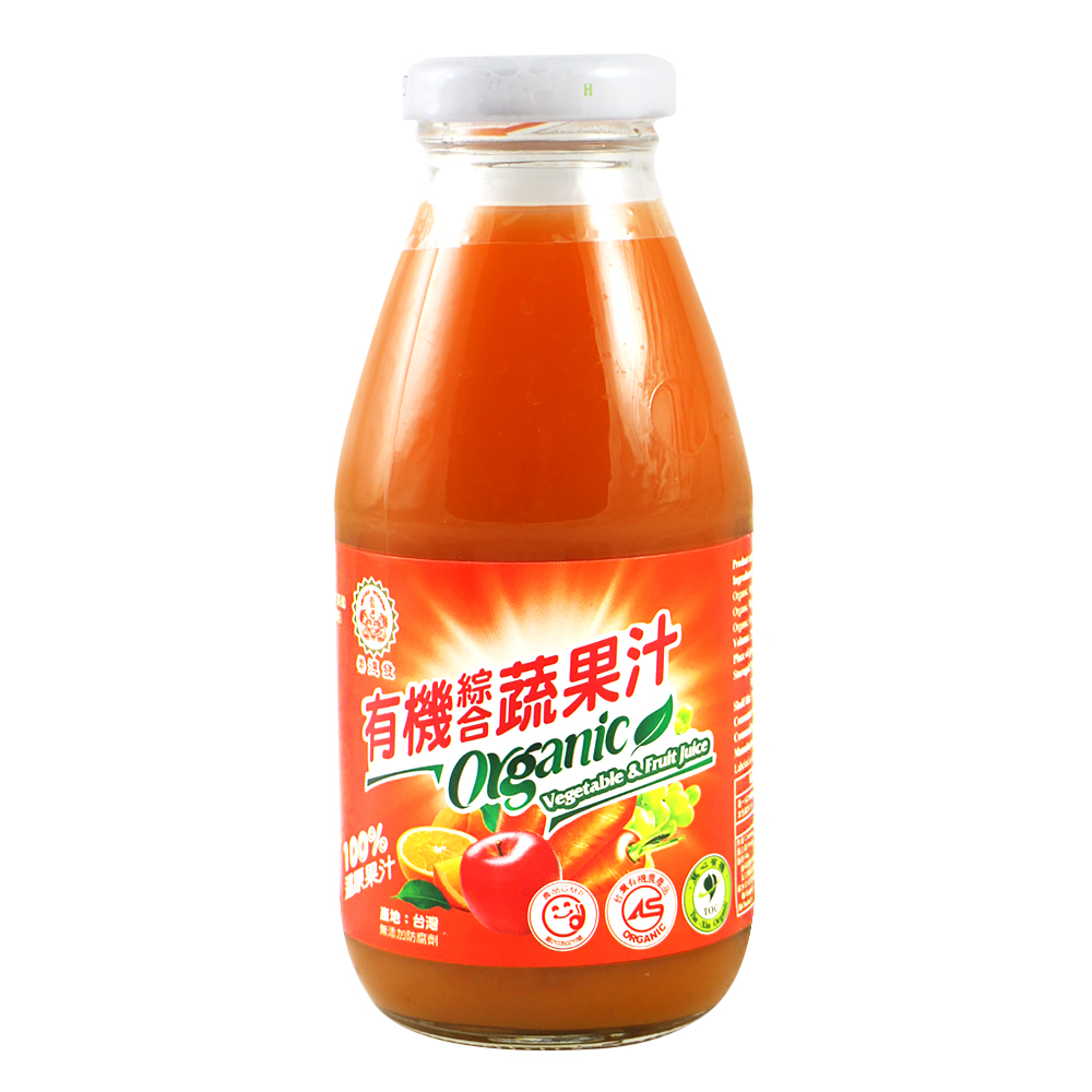 崇德發 有機綜合蔬果汁(295mlx24入)