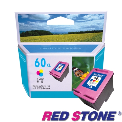 RED STONE for HP CC644WA環保墨水匣(彩色)NO.60XL(高容量)