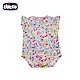 chicco-To Be Baby-荷葉袖條紋連身衣-粉花朵(6-24個月) product thumbnail 1