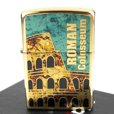 ZIPPO 美系~Roman Colosseum-義大利羅馬競技場圖案設計打火機