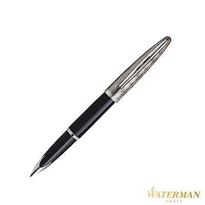 WATERMAN 頂級海洋系列 星鑽雙色白夾 鋼筆 F 18K  (法國製)