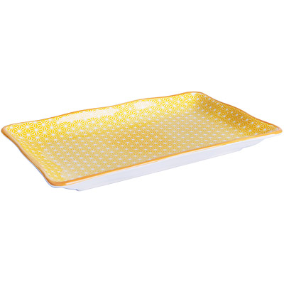 EXCELSA Oriented瓷餐盤(星紋黃20cm)
