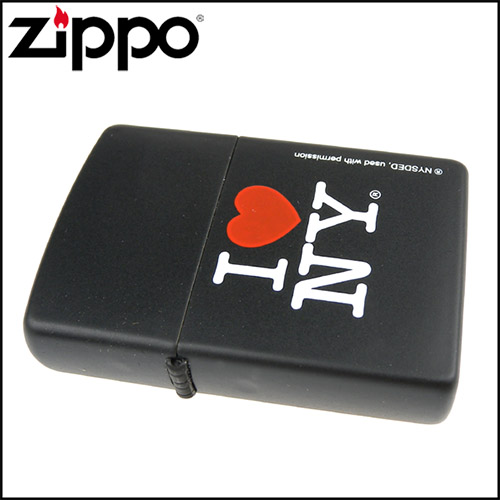 ZIPPO美系-I LOVE N Y-我愛紐約黑色烤漆打火機