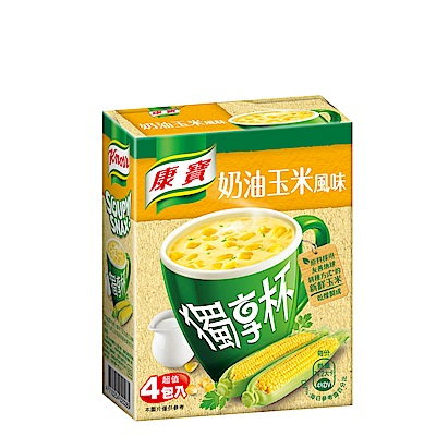 康寶 奶油風味獨享杯玉米(盒/4入)