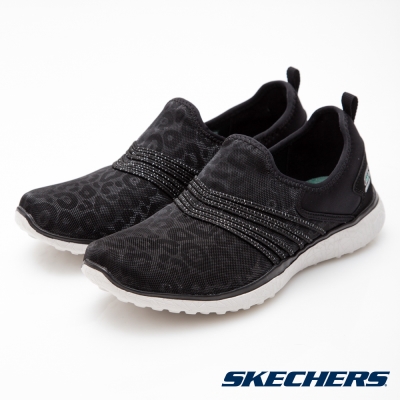 SKECHERS (女) 時尚休閒系列 Microburst - 23322BKW