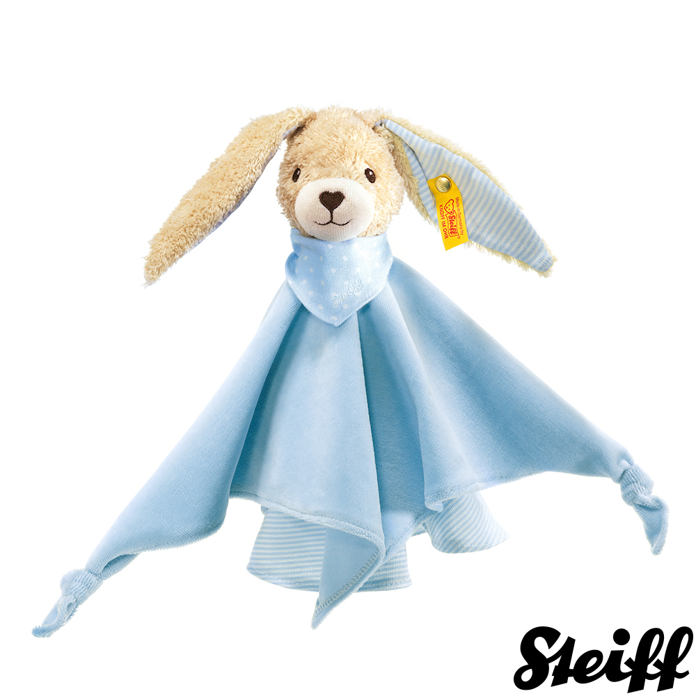 STEIFF德國金耳釦泰迪熊 - Hoppi Rabbit (嬰幼兒安撫巾)