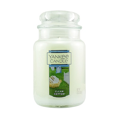 YANKEE CANDLE 香氛蠟燭-清爽棉623g