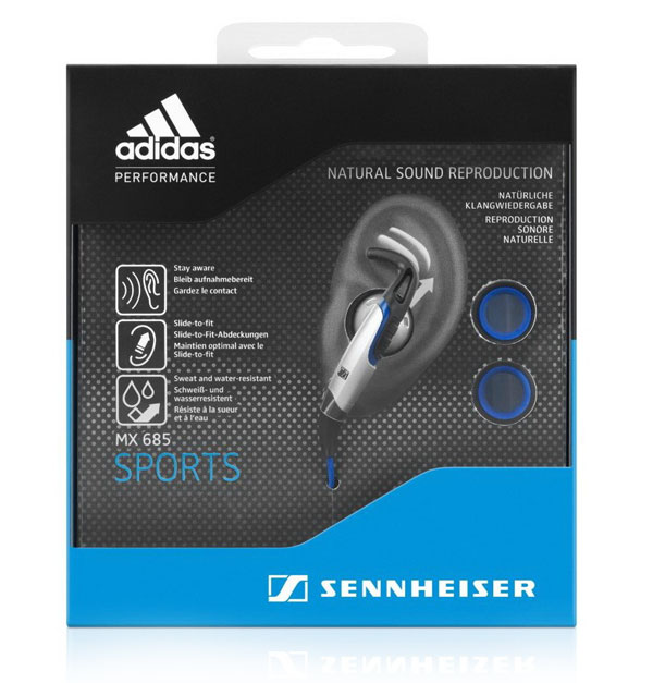 SENNHEISER MX 685 SPORTS 愛迪達聯名運動款 耳塞式耳機