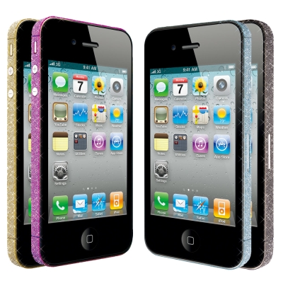 Ozaki iCoat Bling Bling iPhone4S時尚邊框晶亮貼