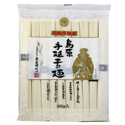 《赤星》島原手延素麵 (500g)