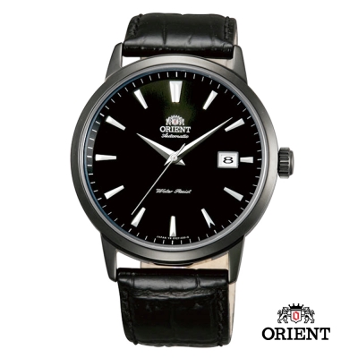 ORIENT 東方錶 DATE系列 日期顯示功能機械錶-黑色/41mm