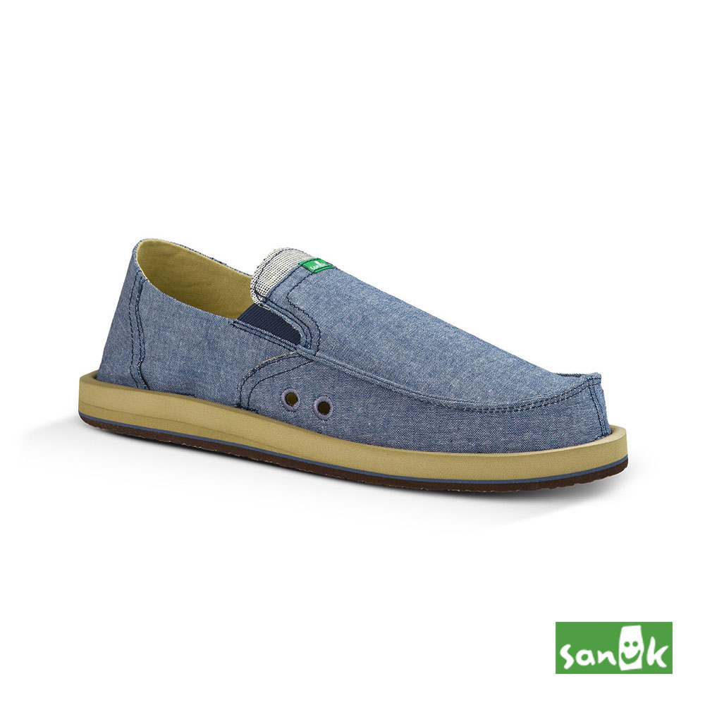 SANUK 口袋TX系列懶人鞋-男款(藍色)SMF11164 BCRY