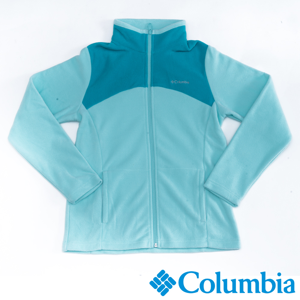 Columbia哥倫比亞  女款-保暖刷毛夾克-亮淺藍　UAR04950BB