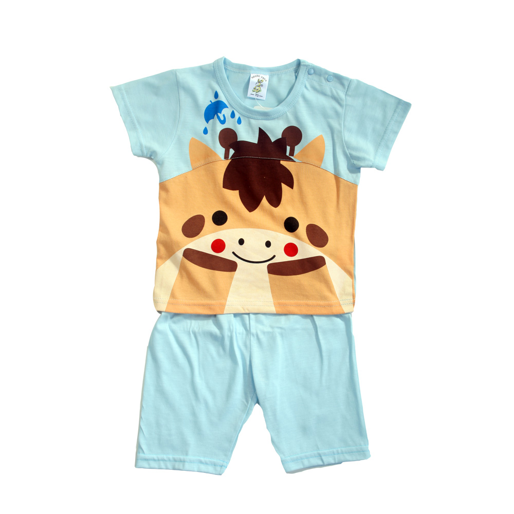 魔法Baby 台灣製男寶寶夏季套裝 k39917