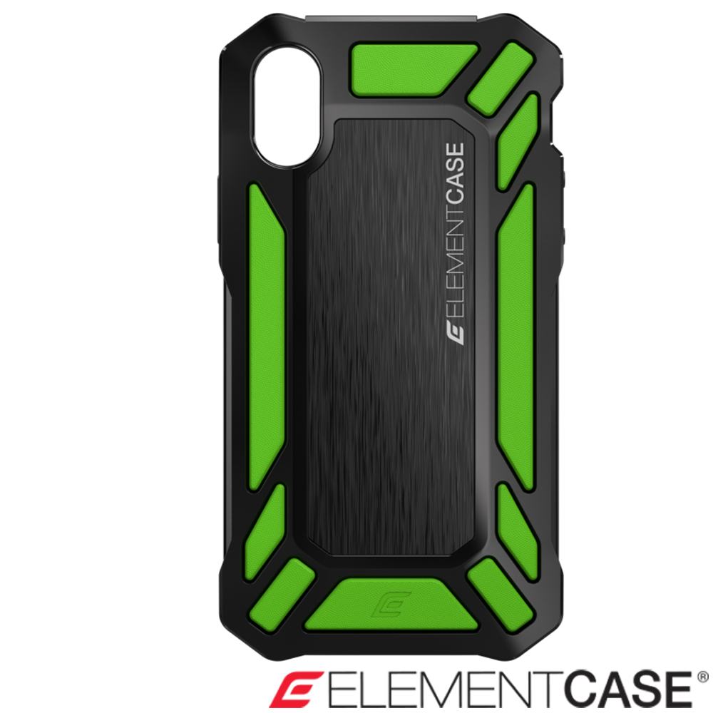 美國 Element Case iPhone X Roll Cage防摔手機保護殼 - 綠