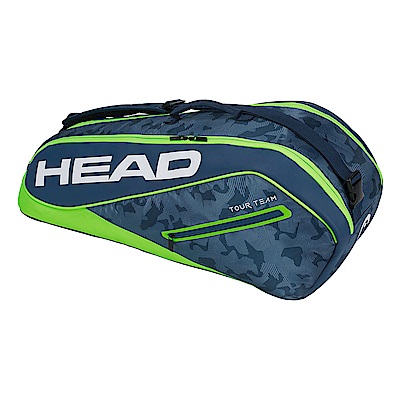 HEAD Tour Team系列 6支裝球拍袋-青綠 283128