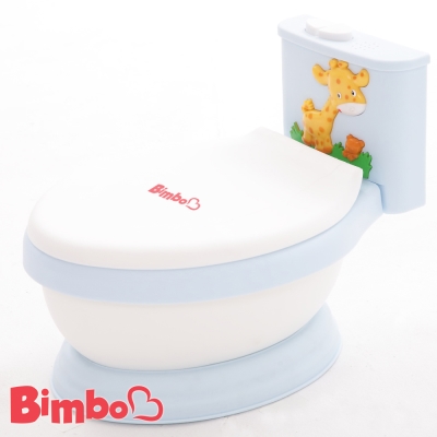 專利兒童音樂馬桶 淺藍色 台灣製造【BIMBO】