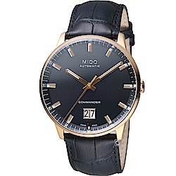 MIDO 美度 官方授權 指揮官系列 Big Date 紀念日手錶-M0216263605100/42mm