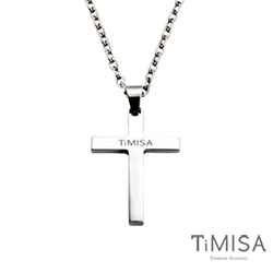 TiMISA《簡約十字(M)》純鈦項鍊