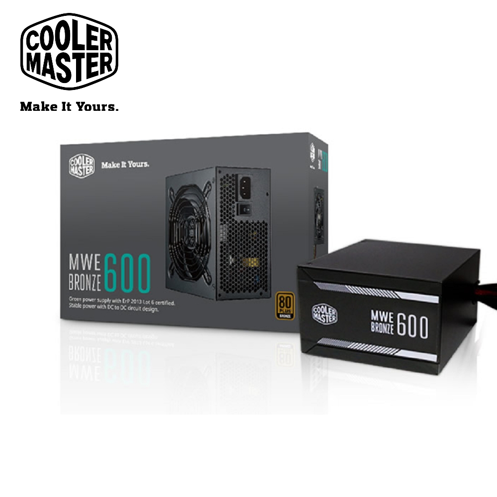 Cooler Master MWE 80Plus銅牌 600W 電源供應器