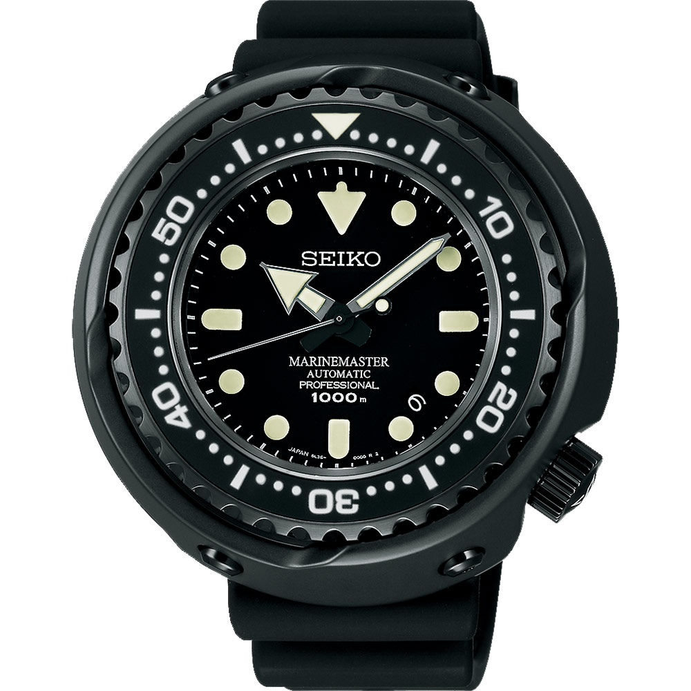 SEIKO PROSPEX 50周年紀念千米潛水機械錶(SBDX013J)-鍍黑/48mm