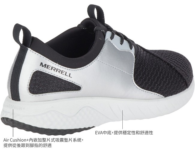 MERRELL 1SIX8 LACE AC+ 休閒女鞋-黑(45686)