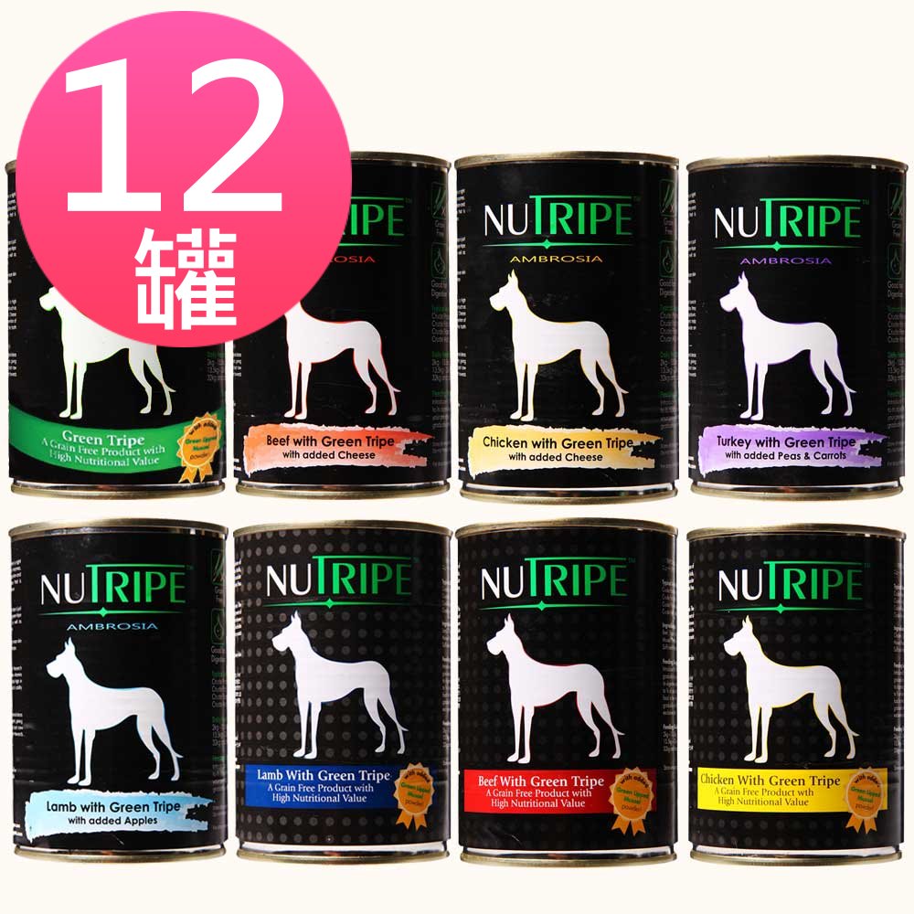 紐萃寶Nutripe 嚴選犬罐390g 12罐組