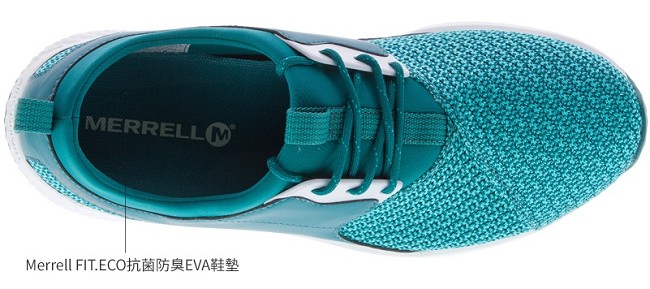 MERRELL 1SIX8 LACE AC+ 休閒女鞋-綠(45678)