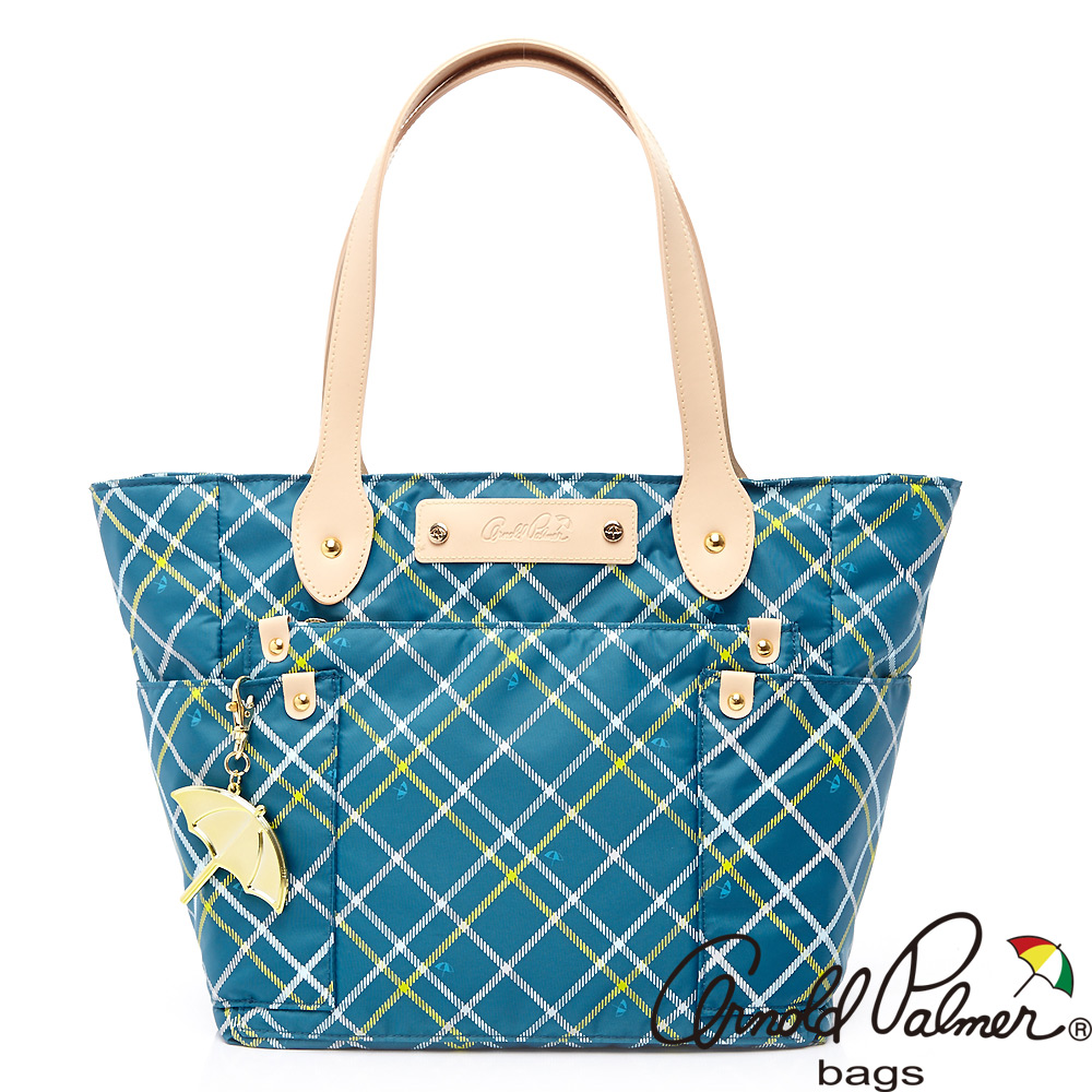 Arnold Palmer雨傘 - 普普藝術女包系列 - 購物袋 - 藍綠色