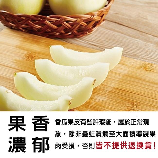 【天天果園】美濃特大顆香瓜10台斤(約13-15顆)
