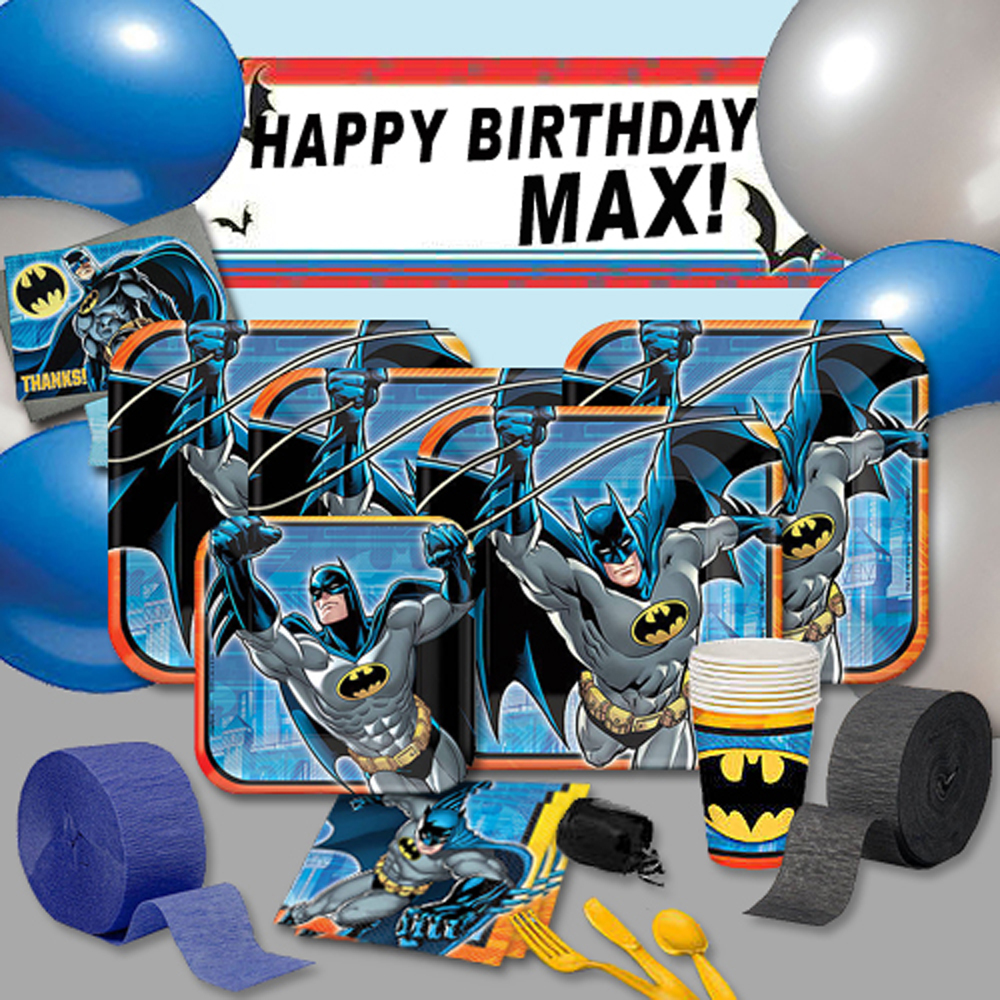 派對盒 PartyBox 生日派對懶人包 蝙蝠俠主題 8人豪華派對盒